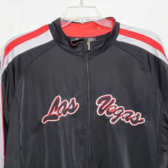 Las Vegas Mens Activewear Track Jacket 3XL Full Zip Embroidered DC Classic - Picture 2 of 14